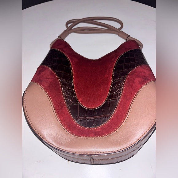 A. TESTONI WOMENS LEATHER BAG MADE ITALY Genuine Leather Shoulder Bag - Picture 2 of 5